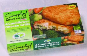 Cauliflower cheese burgers (grills) 4x99g